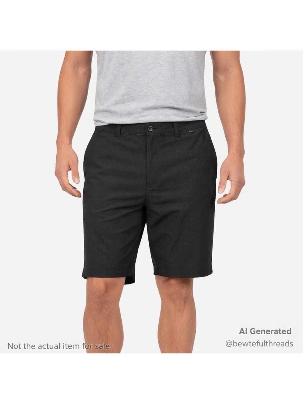 TravisMathew Dark Charcoal Hybrid Golf Shorts Performance 38